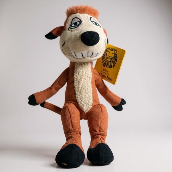 Disney’s The Lion King Broadway Musical Timon Meercat Plush 10" Julie Taymor - Picture 1 of 5